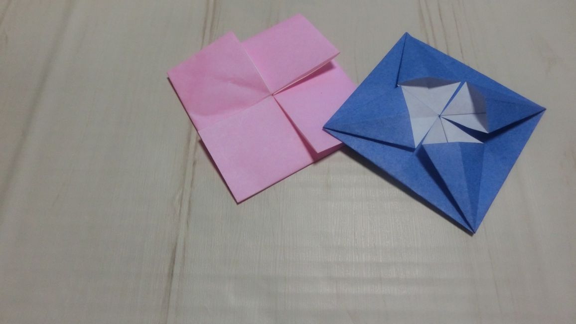 折り紙 十字折り折り方 お手紙やポチ袋にも White Square
