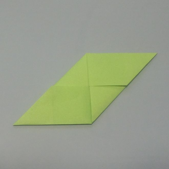折り紙でできる手紙の折り方 簡単な横長タイプ 正方形 White Square
