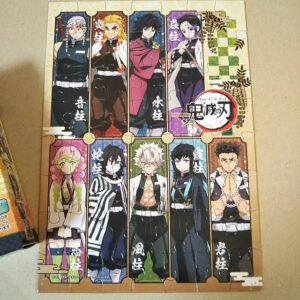 鬼滅の刃のパズルガム56ピースのサイズは 子どもにも簡単にできる White Square